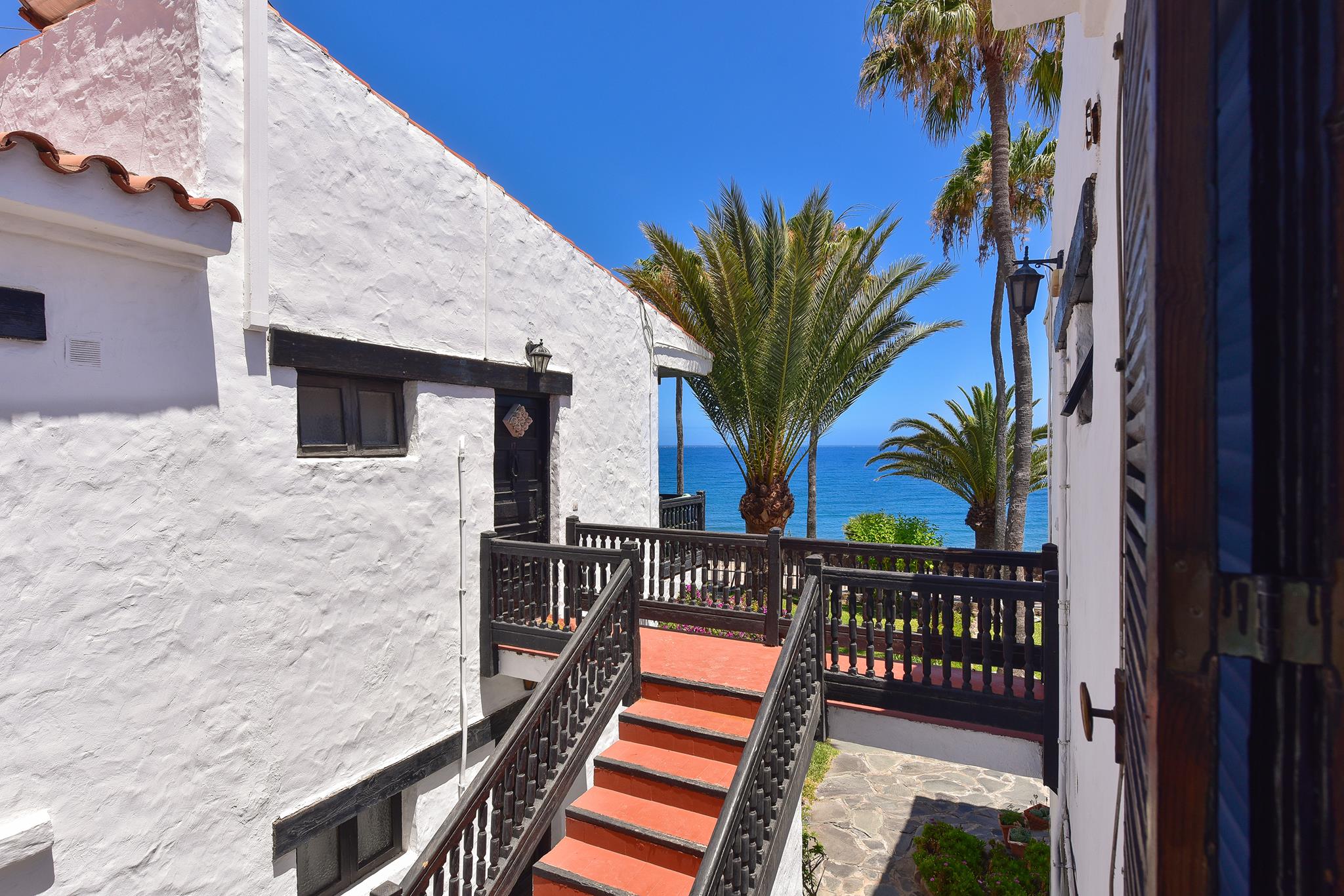 Ocean views from the garden