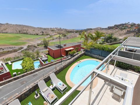 Vista Golf 10 mit Pool in Salobre Golf | VillaGranCanaria Vistas