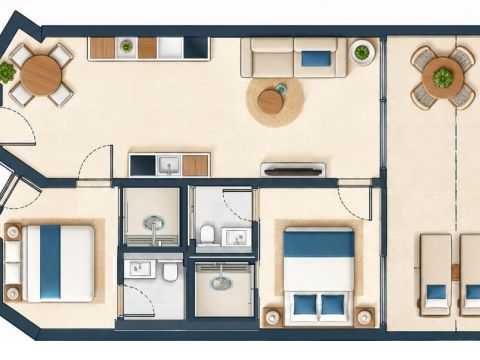 POOL Bungalows 3