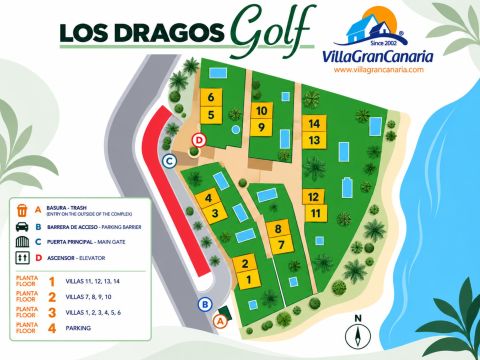 Los Dragos Salobre Golf 4 Plano