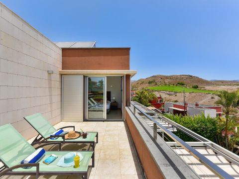 Villa Vista Golf 9 | Salobre Golf  | VillaGranCanaria Solarium