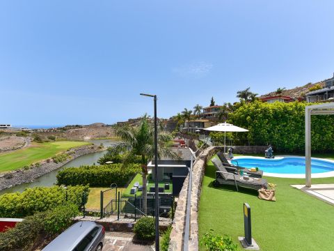 Villa Vista Golf 9 | Salobre Golf  | VillaGranCanaria Solarium