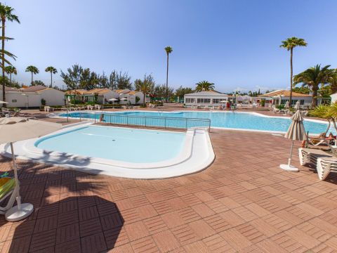Campo Golf 6: Bungalow Maspalomas | VillaGranCanaria Piscine