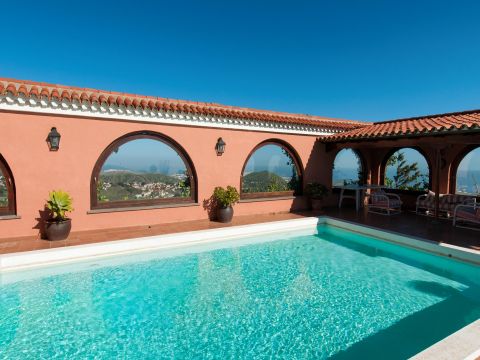 Mansión Bandama | Gran Canaria  | VillaGranCanaria Piscina