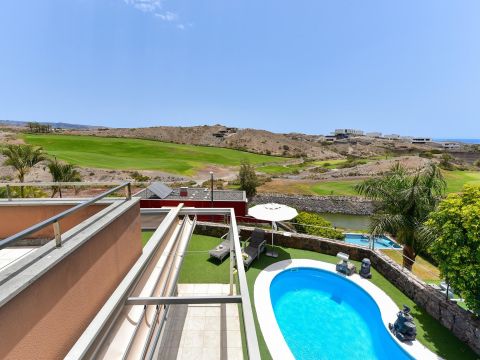 Villa Vista Golf 9 | Salobre Golf  | VillaGranCanaria Vistas