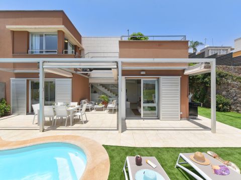 Vista Golf 10 mit Pool in Salobre Golf | VillaGranCanaria Fachada