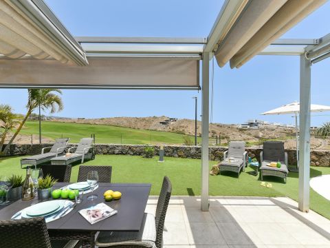 Villa Vista Golf 9 | Salobre Golf  | VillaGranCanaria Terraza