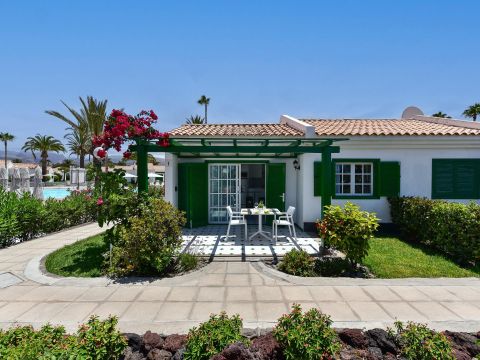 Campo Golf 1: Bungalow Maspalomas | VillaGranCanaria Terraza