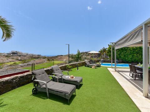 Villa Vista Golf 9 | Salobre Golf  | VillaGranCanaria Solarium