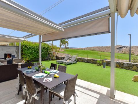 Villa Vista Golf 9 | Salobre Golf  | VillaGranCanaria Terraza