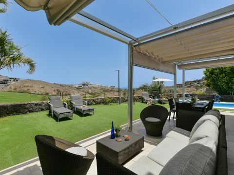 Villa Vista Golf 9 | Salobre Golf  | VillaGranCanaria Terraza