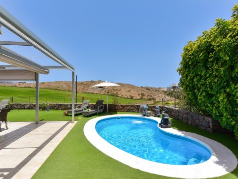 Villa Vista Golf 9 | Salobre Golf  | VillaGranCanaria Piscina