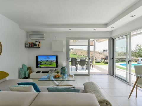 Villa Vista Golf 9 | Salobre Golf  | VillaGranCanaria Salón