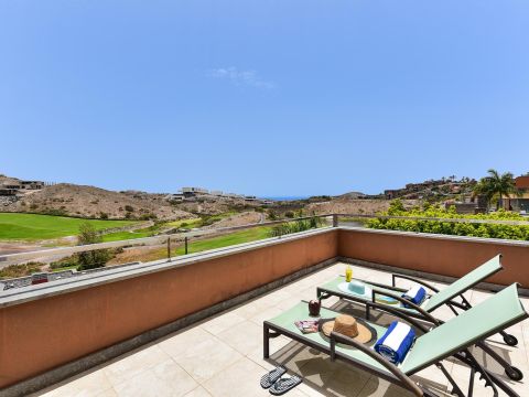 Villa Vista Golf 9 | Salobre Golf  | VillaGranCanaria Solarium